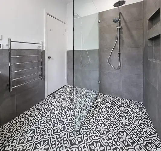 Albany Bathroom Renovation - Finished - Shower area