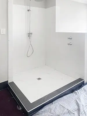 Sill Repair for Shower Screen