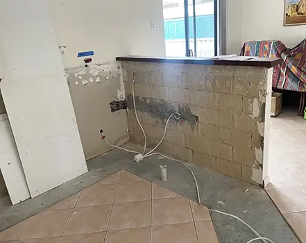 Kitchen Reno Mt Melville after Strip out