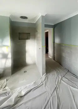 During Renovation - McKail Bathroom 1