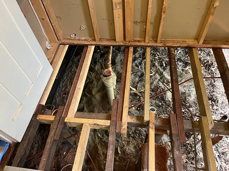Flooring issue discovered