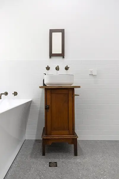 Port Albany Character Home Bathroom Renovation - Vanity and Mirror