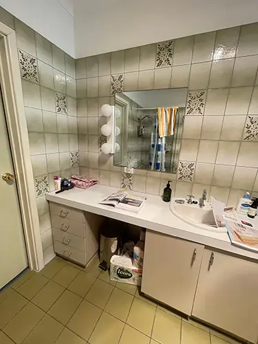 Bathroom Renovation in Collingwood Park - Before 6