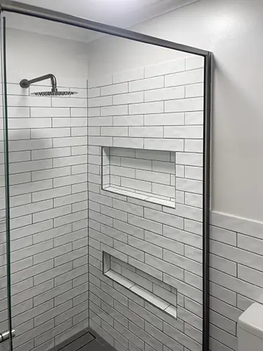 Bathroom Reno - Robinson - Shower Screen Frame