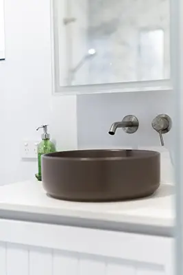 Walk-in Robe to Ensuite Bathroom Conversion - Cabinet